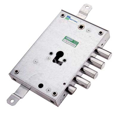 SERRATURA METALLO APPLICARE 85571 MOTTURA F.SAGOM M2 TRIPL+SCR IP.MM 28 E.MM 63 DX Immagine principale del prodotto