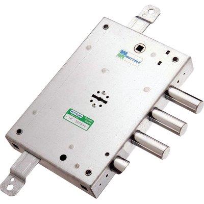SERRATURA METALLO APPLICARE 52571 MOTTURA DM M4 TRIPL+SCR IP.MM 37 E.MM 60 SX