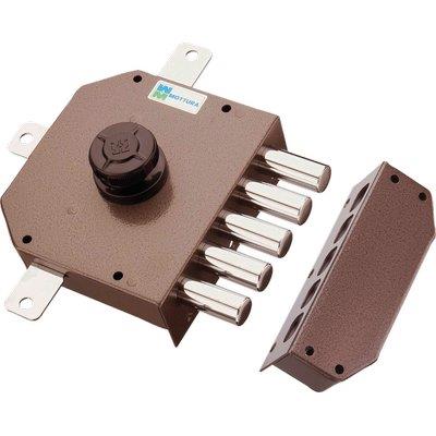 SERRATURA LEGNO APPLICARE 30641 MOTTURA C.POMPA M4 QUINT + POMOLO E.MM 63 DX Immagine principale del prodotto