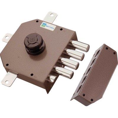 SERRATURA LEGNO APPLICARE 30651 MOTTURA C.POMPA M4 QUINT+SCR + POMOLO E.MM 63 DX Immagine principale del prodotto