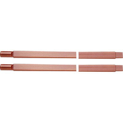 ASTE X SERRATURA ESTERNE 93291 MOTTURA VERNICIATE DRITTE TRIPLICI MM 10X20 CF=PZ 2