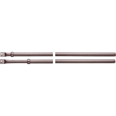 ASTE X SERRATURA ESTERNE 93140 MOTTURA VERNICIATE DRITTE TRIPLICI MM 18 CF=PZ 2