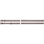 ASTE X SERRATURA ESTERNE 93140 MOTTURA VERNICIATE DRITTE TRIPLICI MM 18 CF=PZ 2