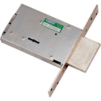 SERRATURA METALLO INFILARE 40702 MOTTURA B.Q ZINC F.MM 25 DM M4 H.MM 80 E.MM 60