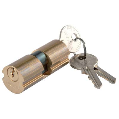 CILINDRO TONDO 607 WELKA OTTONE CHIAVI 3 D.MM 22 L.MM 54 27+27 Immagine principale del prodotto
