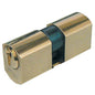 CILINDRO TONDO SFACCETTATO 8400 ISEO OTTONE CHIAVI 3 D.MM 22 L.MM 54 27+27