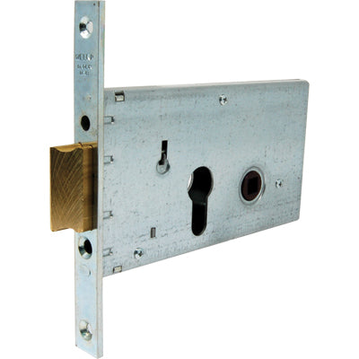 SERRATURA METALLO INFILARE 121 WELKA B.Q ZINC F.MM 16 F.SAGOM M1+SCR H.MM 78 E.MM 50