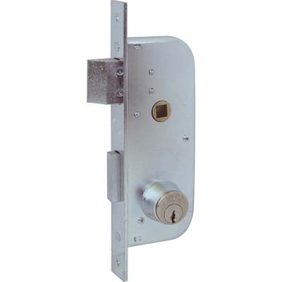 SERRATURA CANCELLO INFILARE 060300 WELKA B.Q ZINC F.MM 22 C.TONDO M2+SCR+Q8 E.MM 30 Immagine principale del prodotto
