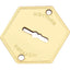 MOSTRINA PORTA BLINDATA 95223 MOTTURA DM OTTONE MM 52X64