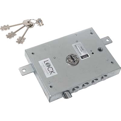 SERRATURA METALLO APPLICARE IMB 611 DIERRE ATRA DM M4 TRIPL+SCR IP.MM 28 E.MM 60 DX Immagine principale del prodotto