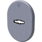 MOSTRINA PORTA BLINDATA 4301 SECUREMME DM OTTONE CROMO SATINATO MM 82X62
