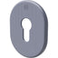 MOSTRINA PORTA BLINDATA 4302 SECUREMME F.SAGOM OTTONE CROMO SATINATO MM 62X82