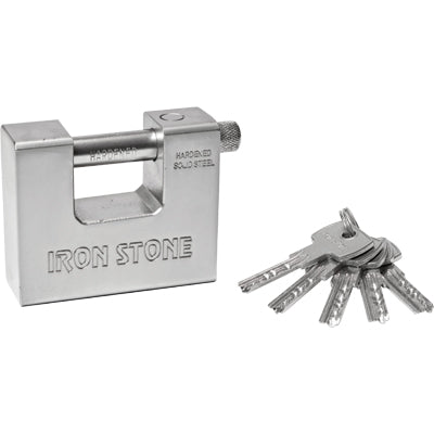 LUCCHETTO ANTISCASSO SSU-IS ILSA ACCIAIO CARBONITRURATO CROMATO CHIAVI 5 MM 94 KA2
