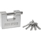 LUCCHETTO ANTISCASSO SSU-IS ILSA ACCIAIO CARBONITRURATO CROMATO CHIAVI 5 MM 94 KA2