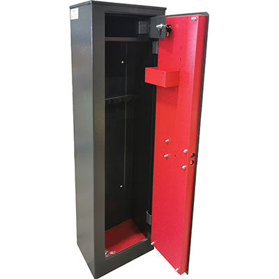 ARMADIO PORTA FUCILI CLASSIC 5 POSTI EFFE + TESORETTO CM 35X25 H.CM 145 Immagine principale del prodotto