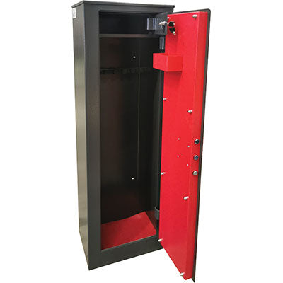 ARMADIO PORTA FUCILI CLASSIC 8 POSTI EFFE + TESORETTO CM 42X30 H.CM 145