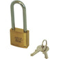 LUCCHETTO ARCO LUNGO ADITUS ISEO OTTONE ARCO CROMATO CHIAVI 2 MM 30X46
