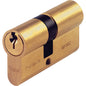 CILINDRO SAGOMATO 700 VIRO OTTONE CHIAVI 3 CAMMA DIN MM 80 27+53