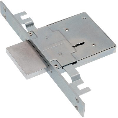 SERRATURA METALLO INFILARE 450/3S SAB B.Q ZINC F.MM 25 DM M4 TRIPL H.MM 90 E.MM 70 Immagine principale del prodotto