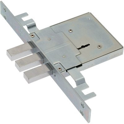 SERRATURA METALLO INFILARE 460/3S SAB B.Q ZINC F.MM 25 DM M4 TRIPL H.MM 90 E.MM 70 Immagine principale del prodotto