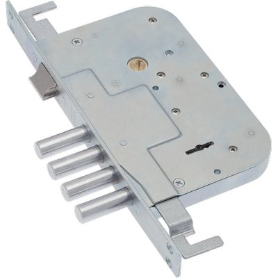 SERRATURA METALLO INFILARE 634/3 SAB B.Q ZINC F.MM 25 DM M4 TRIPL+SCR E.MM 60