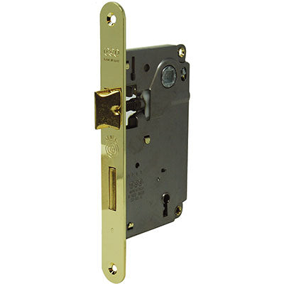 SERRATURA PATENT B.TONDO OTTONATO CENTRO AGB I.MM 90 F.MM 22 E.MM 50 Immagine principale del prodotto