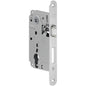 SERRATURA LEGNO INFILARE CENTRO AGB B.T CROMO OPACO MM 22 F.SAGOM M2+SCR+Q8 E.MM 50