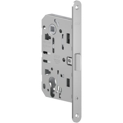 SERRATURA LEGNO INFILARE MEDIANA EVOLUTION AGB B.T CROMO OPACO F.MM 18 F.SAGOM SCR+Q8 E.MM 50
