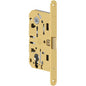 SERRATURA LEGNO INFILARE MEDIANA EVOLUTION AGB B.T OTTONATO F.MM 18 F.SAGOM SCR+Q8 E.MM 50