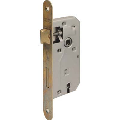 SERRATURA PATENT B.TONDO OTTONATO 042T BONAITI I.MM 70 F.MM 22 E.MM 35