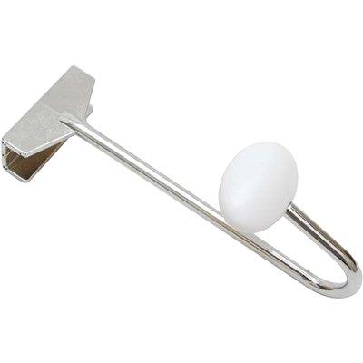 APPENDIABITI RETROPORTA ACCIAIO CROMO LUCIDO POSTI 1 Immagine principale del prodotto