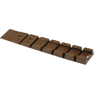 SPESSORE GRADUATO X MOBILE PLASTICA MARRONE MM 1/8 MM 20X100 CF=PZ 150