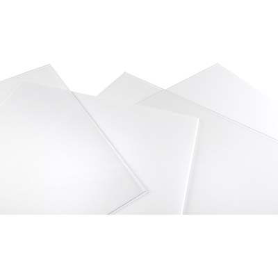 VETRO SINTETICO RIGIDO POLISTIROLO TRASPARENTE CM 50X 50 S.MM 4 Immagine principale del prodotto