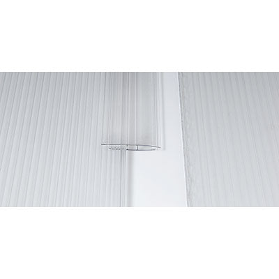 PROFILO GIUNZIONE H LASTRA ALVEOLARE POLICARBONATO TRASPARENTE H.CM 200 S.MM  6 Immagine principale del prodotto