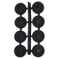 GOMMINO SOTTOSEDIA PRONTY NERO D.MM 25 + VITE CF=PZ 8