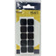 FELTRINO ADESIVO QUADRO NOCE MM 20X20 CF=PZ 10