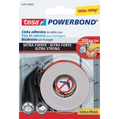 NASTRO BIADESIVO MOUNTING ULTRA STRONG 66792 TESA MM 19 ML 1,5 Immagine principale del prodotto