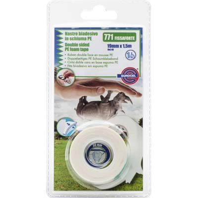 NASTRO BIADESIVO 771 FISSAFORTE EUROCEL MM 19 ML  1,5 Immagine principale del prodotto