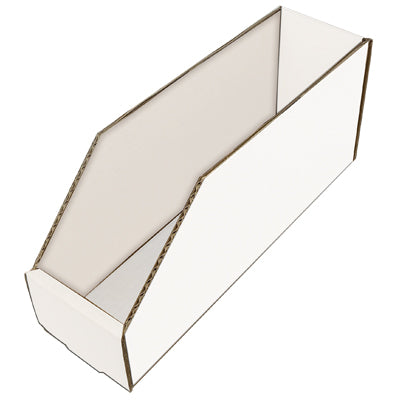 CONTENITORE BOCCA LUPO CARTONE BIANCO IDROREPELLENTE MM 100X350 H.MM 150 Immagine principale del prodotto