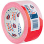 NASTRO SEGNALETICO ADESIVO 350 BR EUROCEL PVC BIANCO/ROSSO MM 50 ML 66