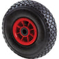 RUOTA PNEUMATICA X BRAVETTA MOZZO CENTRATO WORKIT 3.00X4" DISCO PLT MOZZO MM 75 F.MM 20 + PFU