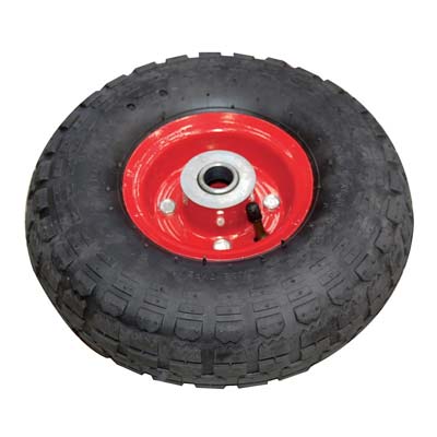 RUOTA PNEUMATICA X BRAVETTA MOZZO CENTRATO WORKIT 3,50X4" DISCO MET MOZZO MM 70 F.MM 20 + PFU Immagine principale del prodotto