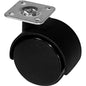 RUOTA X MOBILI DOPPIA NYLON NERO D.MM 30 KG 25 P.MM 32X32