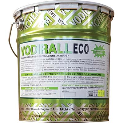 ALLUMINIO RESINOSO VODIRALL ECO VODICHEM BASE ACQUA ARGENTO LT  5