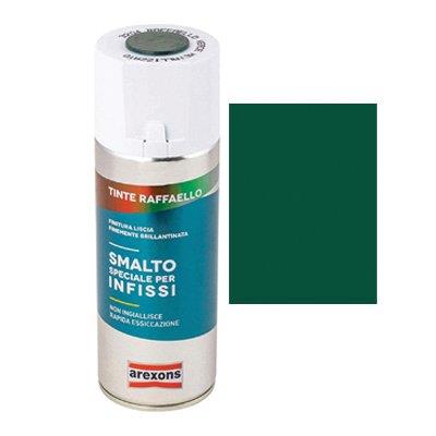 SMALTO SPRAY TINTA RAFFAELLO AREXONS 3204 VERDE METALLIZZATO ML 400 Immagine principale del prodotto