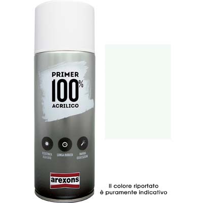 FONDO SPRAY ACRIL COLOR AGGRAPPANTE AREXONS X PLASTICA ML 400 Immagine principale del prodotto