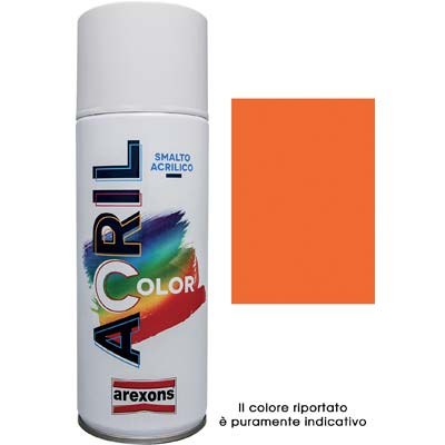 SMALTO SPRAY ACRIL COLOR AREXONS ARANCIO PURO RAL 2004 ML 400 Immagine principale del prodotto