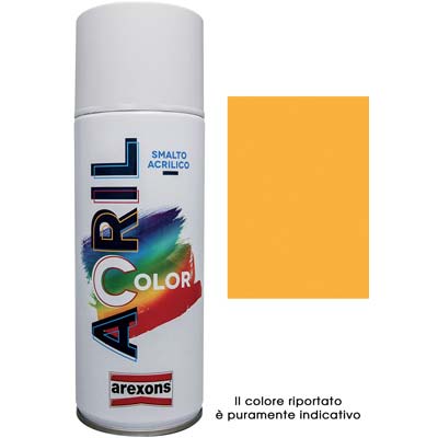 SMALTO SPRAY ACRIL COLOR AREXONS GIALLO SEGNALE RAL 1003 ML 400 Immagine principale del prodotto