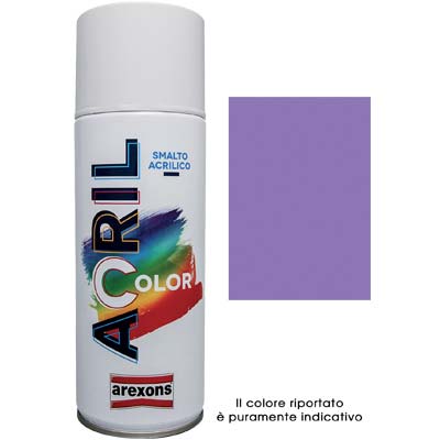 SMALTO SPRAY ACRIL COLOR AREXONS LILLA BLU RAL 4005 ML 400 Immagine principale del prodotto