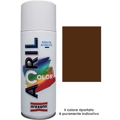 SMALTO SPRAY ACRIL COLOR AREXONS MARRONE NOCE RAL 8011 ML 400 Immagine principale del prodotto